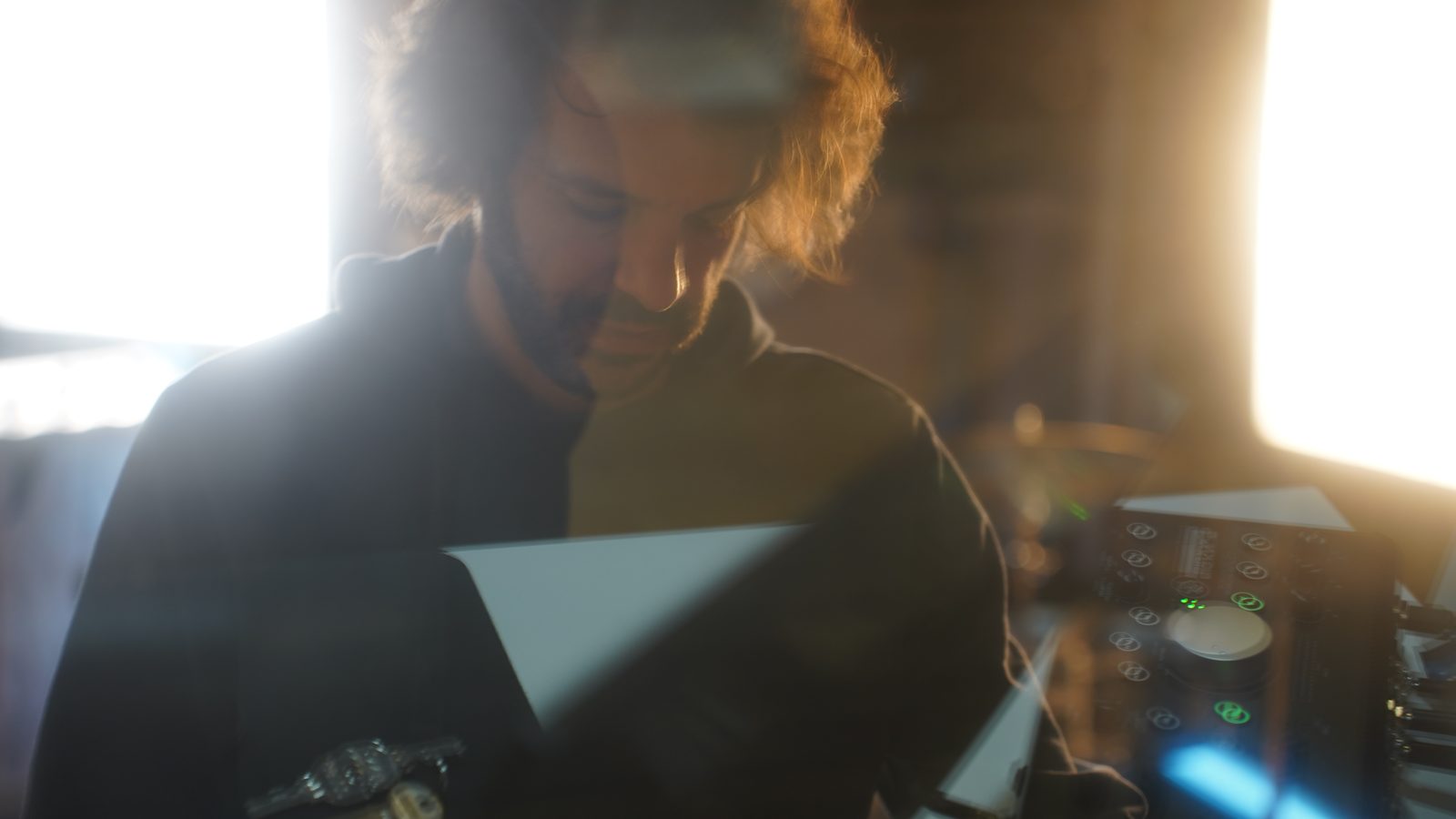 Pedro Janela in the studio